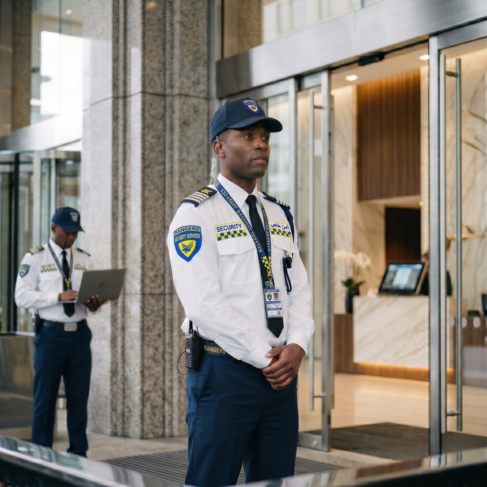 Professional security team